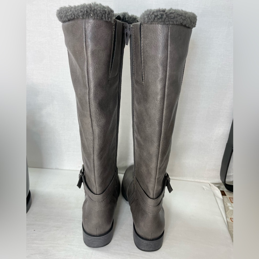 Naturalizer Garrison Cozy Knee High Boots in Grey Size 5 M - Picture 5 of 11